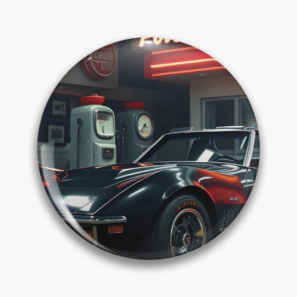 Artikelvorschau, 1970 Chevy Corvette Roadster Schwarz entworfen und verkauft von Random Designs.