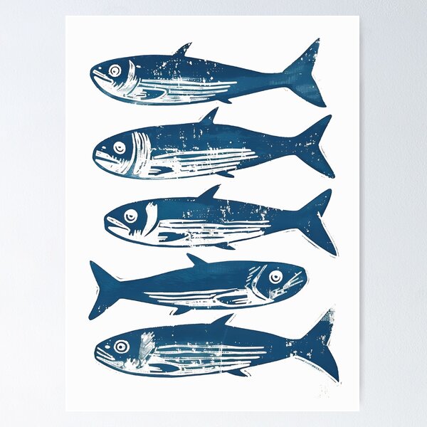 Item preview, Sardines designed and sold by GoodOldVintage.