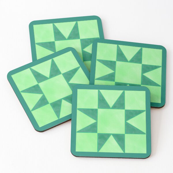 Item preview, Copy of Quilt Square - Green designed and sold by TomatoPatch.