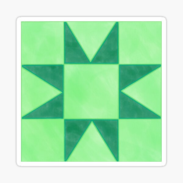 Item preview, Copy of Quilt Square - Green designed and sold by TomatoPatch.