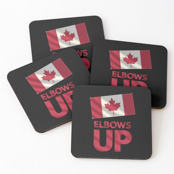Item preview, Elbows Up: Vibrant Canadian Pride Design With A Powerful Message designed and sold by elynne9.