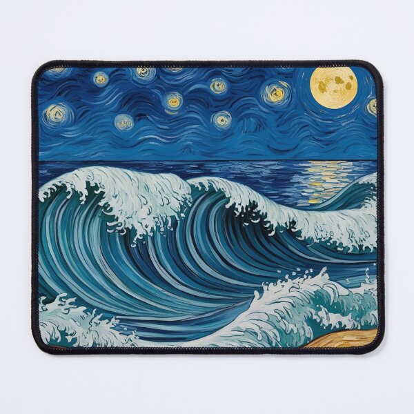Item preview, Night ocean coast designed and sold by NatalieOlan.