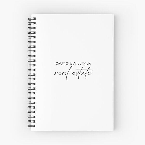 Item preview, Caution: Will Talk Real Estate designed and sold by Real Estate Era.