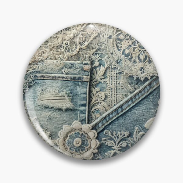 Item preview, Denim & Lace Fusion designed and sold by Wiredart.