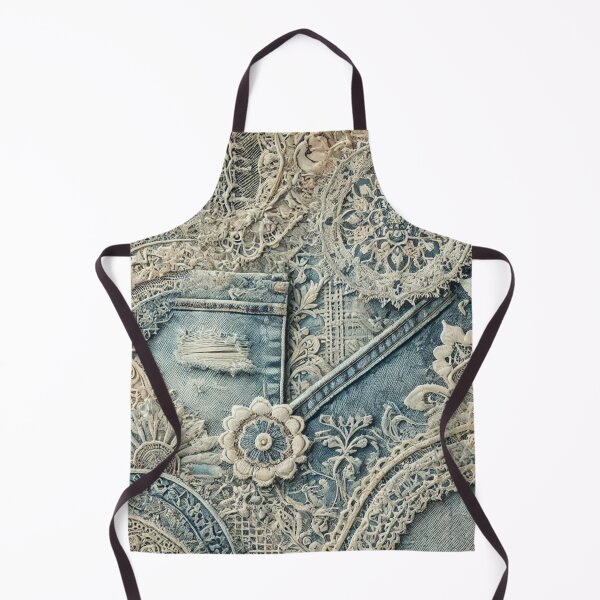 Item preview, Denim & Lace Fusion designed and sold by Wiredart.