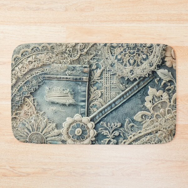 Item preview, Denim & Lace Fusion designed and sold by Wiredart.