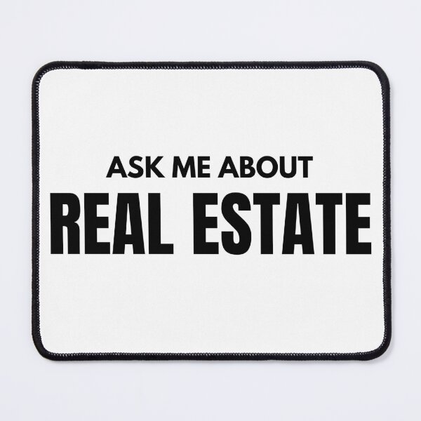 Item preview, Ask Me About Real Estate (Bold) designed and sold by Real Estate Era.