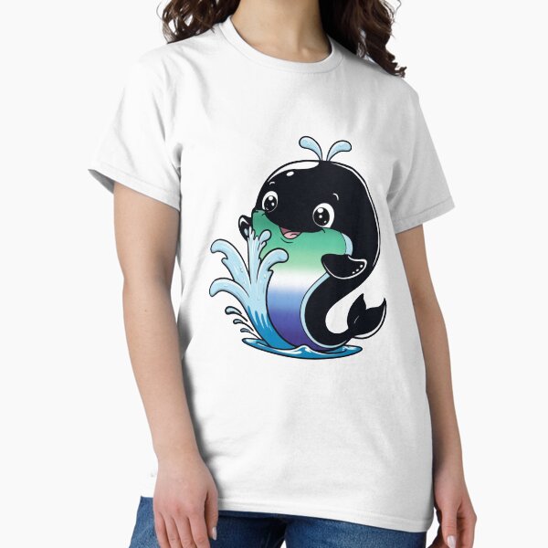Artikel-Vorschau von Kawaii schwuler MLM-Wal - MLM-Pride-Design, designt und verkauft von Travelslightly.