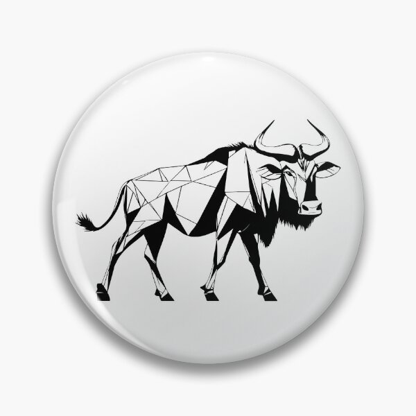 Artikelvorschau, Wilde Gnu – Majestätisches Tierkunstwerk entworfen und verkauft von JollyCritters.