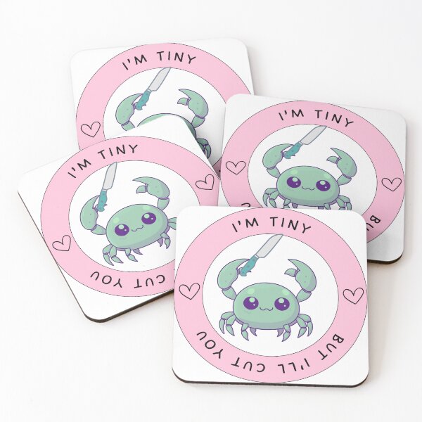Item preview, I'm Tiny but I'll Cut You Crab designed and sold by AnAwkwardOtter.