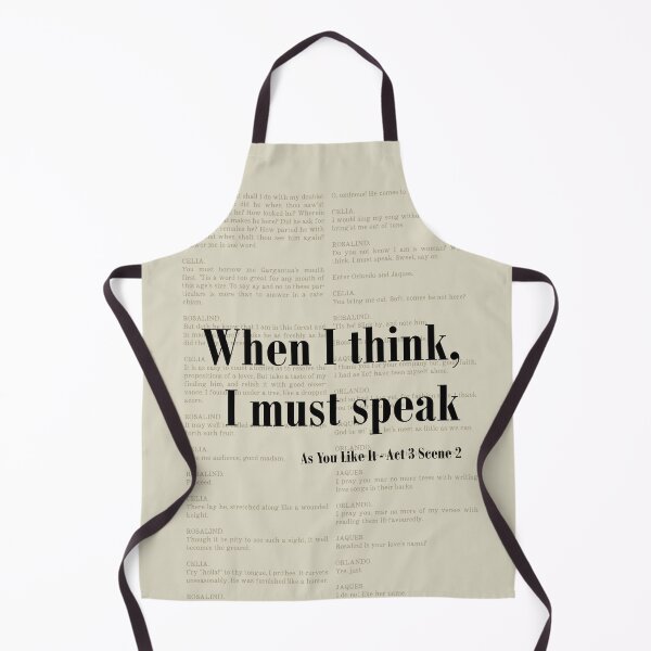 Item preview, When I Think As You Like It Shakespeare Quote Literature designed and sold by kakarikihill.
