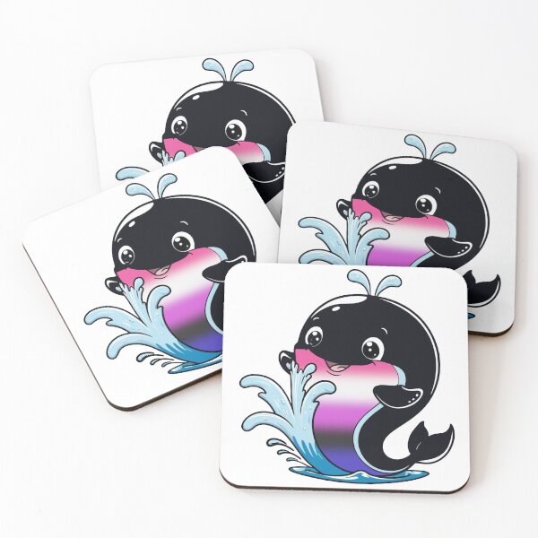 Item preview, Kawaii Genderfluid Whale - Genderfluid Pride Design designed and sold by Travelslightly.