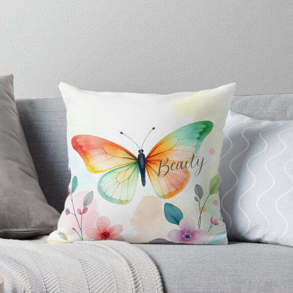 Artikelvorschau, Ätherischer Schmetterling auf floraler Leinwand entworfen und verkauft von Shirtastically.