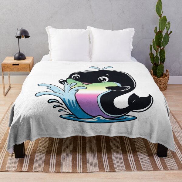 Item preview, Kawaii Genderfae Whale - Genderdoe Pride Design designed and sold by Travelslightly.