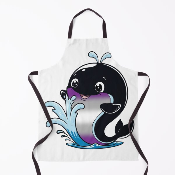 Item preview, Kawaii Greysexual Whale - Graysexual Pride Design designed and sold by Travelslightly.