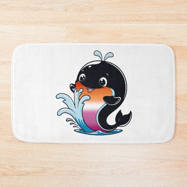 Artikelvorschau, Kawaii Lesbenwal - Lesbenstolz-Design entworfen und verkauft von Travelslightly.