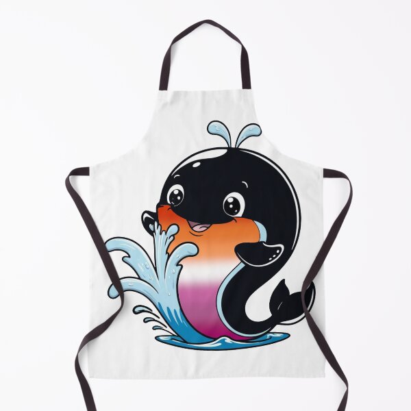 Artikelvorschau, Kawaii Lesbenwal - Lesbenstolz-Design entworfen und verkauft von Travelslightly.