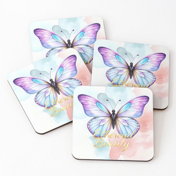 Item preview, Ethereal Butterfly Watercolor Motif designed and sold by Shirtastically.