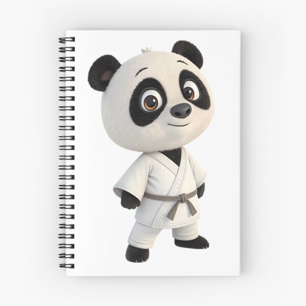 Item preview, cartoon taekwon-do panda mascot with black belt designed and sold by DuskTillDown.