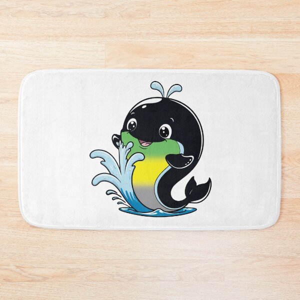 Item preview, Kawaii Lithromantic Whale - Lithromantic Pride Design designed and sold by Travelslightly.
