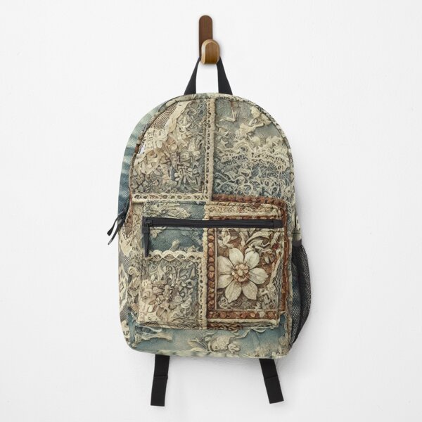 Item preview, Vintage Denim & Lace Fusion designed and sold by Wiredart.