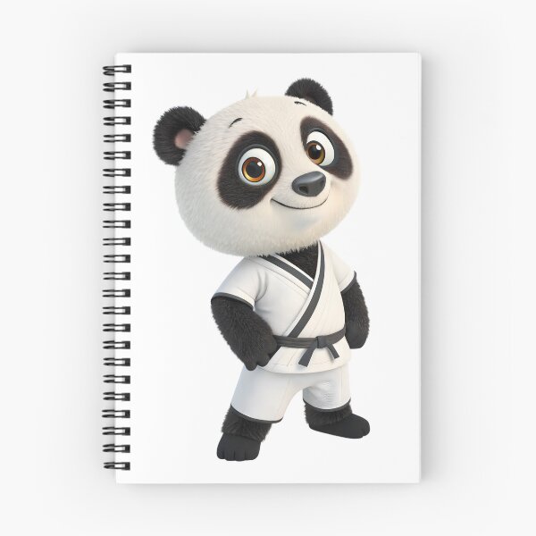 Item preview, cartoon taekwon-do panda mascot with black belt designed and sold by DuskTillDown.