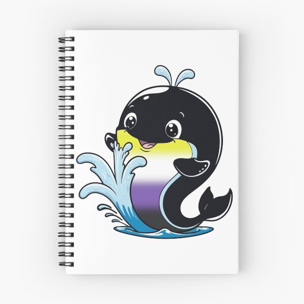 Item preview, Kawaii Nonbinary Whale - Nonbinary Pride Design designed and sold by Travelslightly.