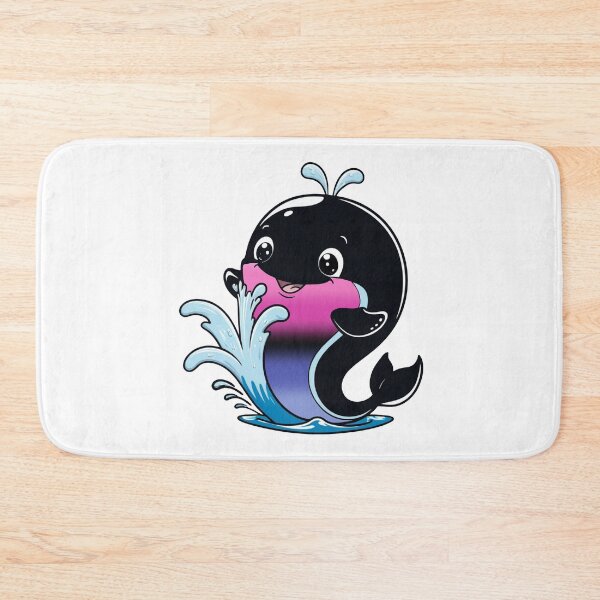 Item preview, Kawaii Omnisexual Whale - Omni Pride Design designed and sold by Travelslightly.