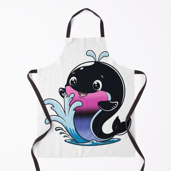 Item preview, Kawaii Omnisexual Whale - Omni Pride Design designed and sold by Travelslightly.