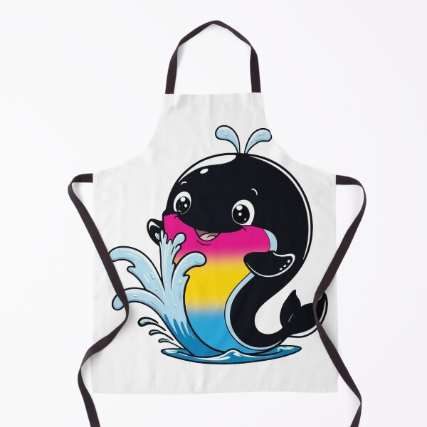Item preview, Kawaii Pansexual Whale - Pan Pride Design designed and sold by Travelslightly.