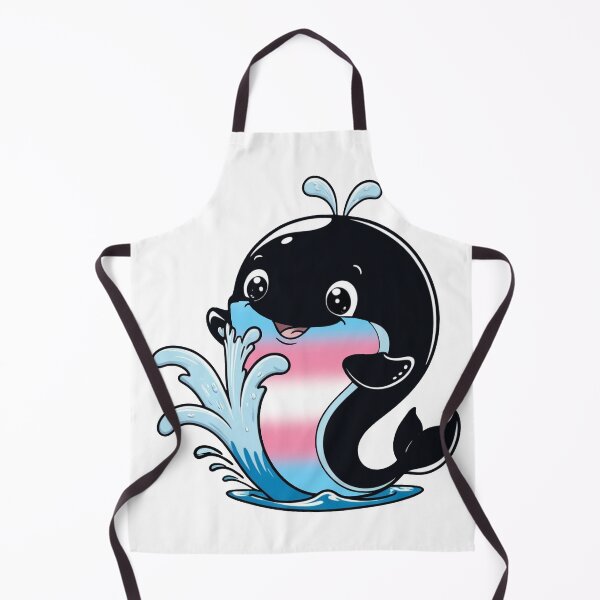 Item preview, Kawaii Transgender Whale - Trans Pride Design designed and sold by Travelslightly.