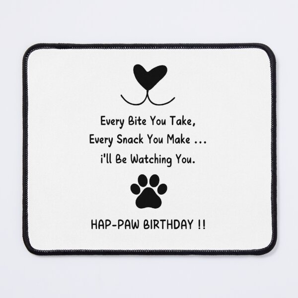 Item preview, Hap-Paw Birthday designed and sold by Alberto Dominguez.