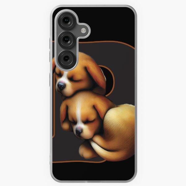 PUPPIES LETTER P Samsung Galaxy Soft Case