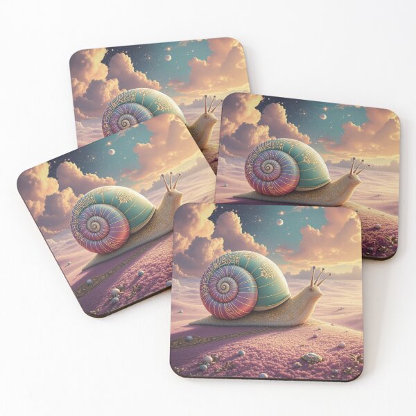 Item preview, Snail in Pastel Colors designed and sold by HabitableMoons.