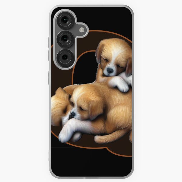 PUPPIES LETTER Q Samsung Galaxy Soft Case