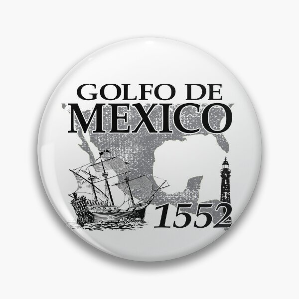 Item preview, Golfo de Mexico 1552 - Vintage Grunge Galleon & Lighthouse Map Design - Gulf of Mexico History - Anti Gulf of America Renaming designed and sold by Prints-N-Tees.