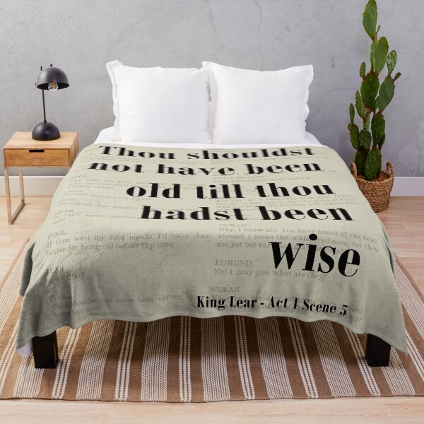 Item preview, Been Wise King Lear Shakespeare Quote Literature designed and sold by kakarikihill.