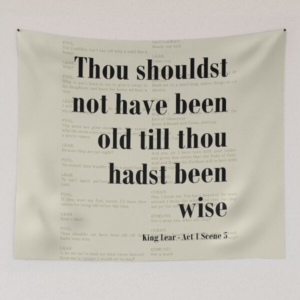 Item preview, Been Wise King Lear Shakespeare Quote Literature designed and sold by kakarikihill.