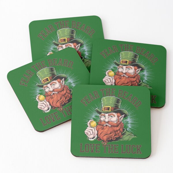 Item preview, FEAR THE BEARD,LOVE THE LUCK designed and sold by COWELLM.