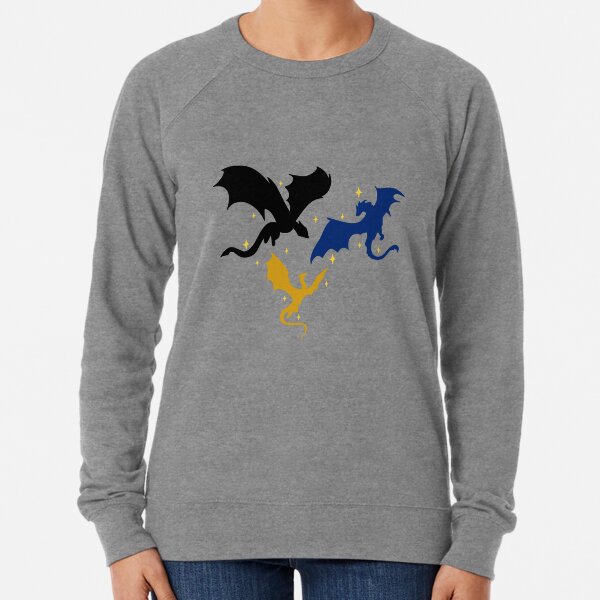 Item preview, Trio of Black, Gold and Navy Dragons designed and sold by medimidoodles.