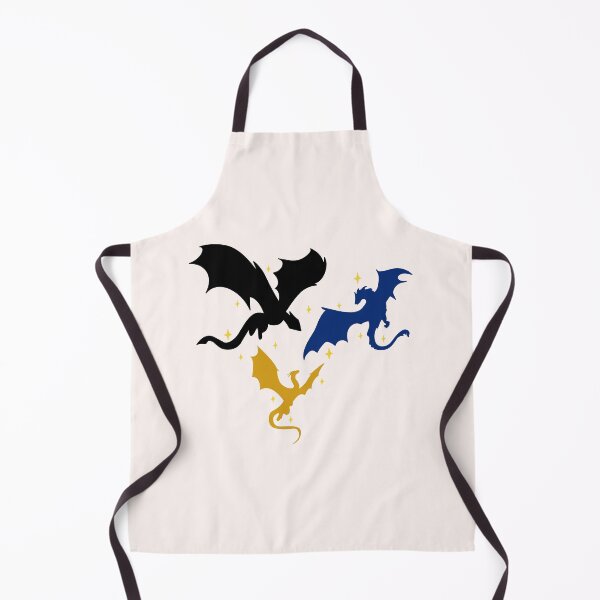 Item preview, Trio of Black, Gold and Navy Dragons designed and sold by Neadoodles.