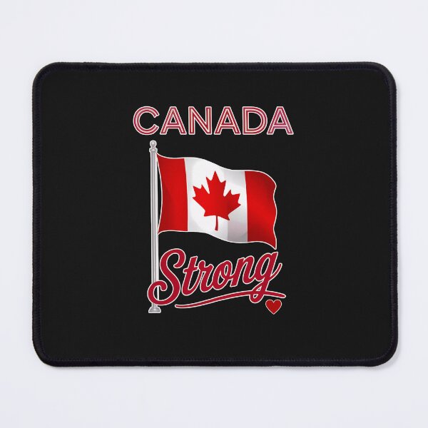 Item preview, Canada Strong: Patriotic Artwork With Waving Maple Leaf Flag And Heartfelt Message designed and sold by elynne9.