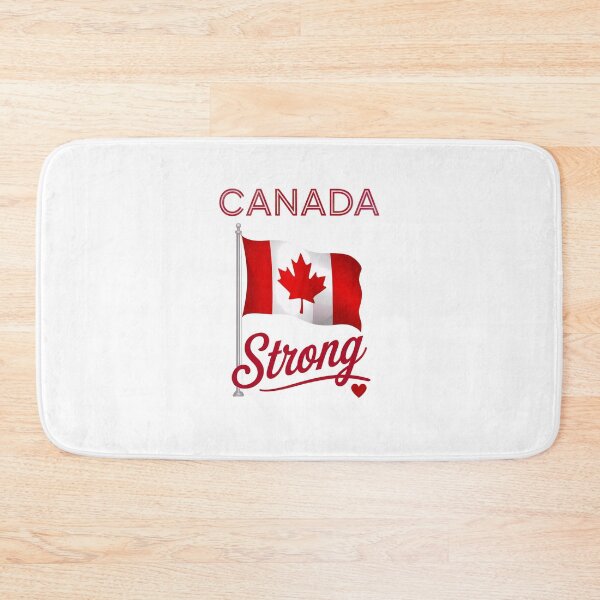 Item preview, Canada Strong: Patriotic Artwork With Waving Maple Leaf Flag And Heartfelt Message designed and sold by elynne9.