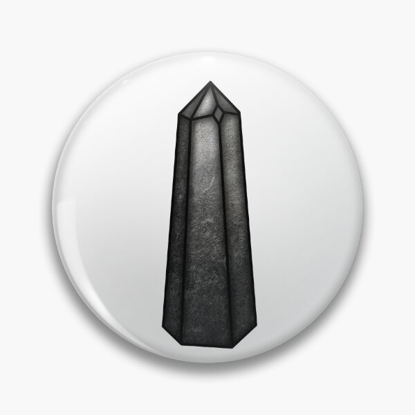 Item preview, Silver Sheen Obsidian Obelisk designed and sold by paperandp!xels.