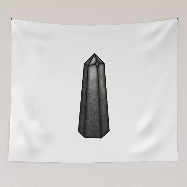 Item preview, Silver Sheen Obsidian Obelisk designed and sold by paperandp!xels.