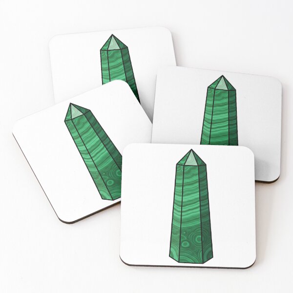 Item preview, Malachite Obelisk designed and sold by paperandp!xels.