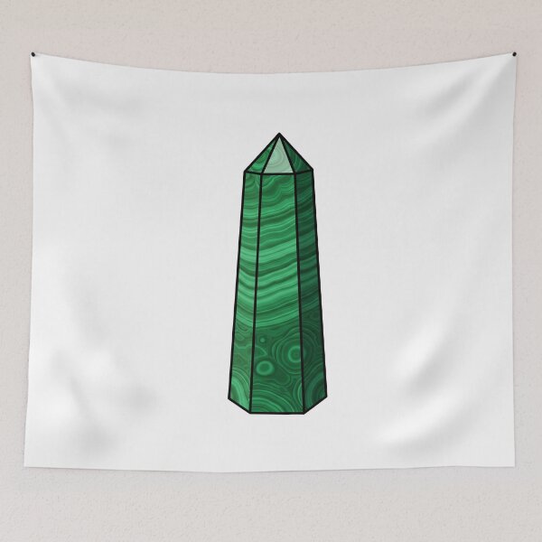 Item preview, Malachite Obelisk designed and sold by paperandp!xels.