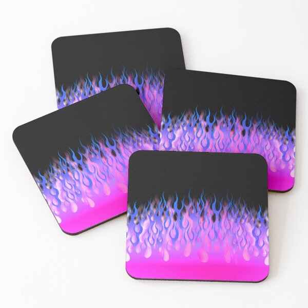 Item preview, pink and blue flames designed and sold by JVNS.
