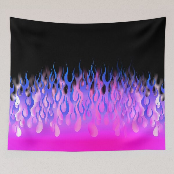 Item preview, pink and blue flames designed and sold by JVNS.