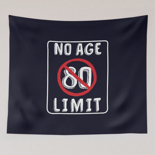 Item preview, No Age Limit 80th Birthday Gifts Funny B-day for 80 Year Old designed and sold by MemWear.